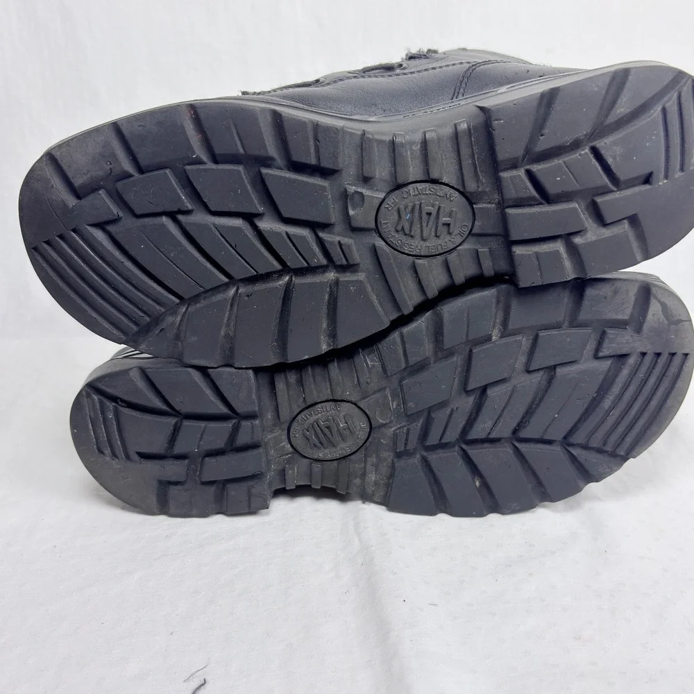 Haix Airpower R1 Black Leather EMS Station Crosstech Boots Mens 7.5W Womens 9